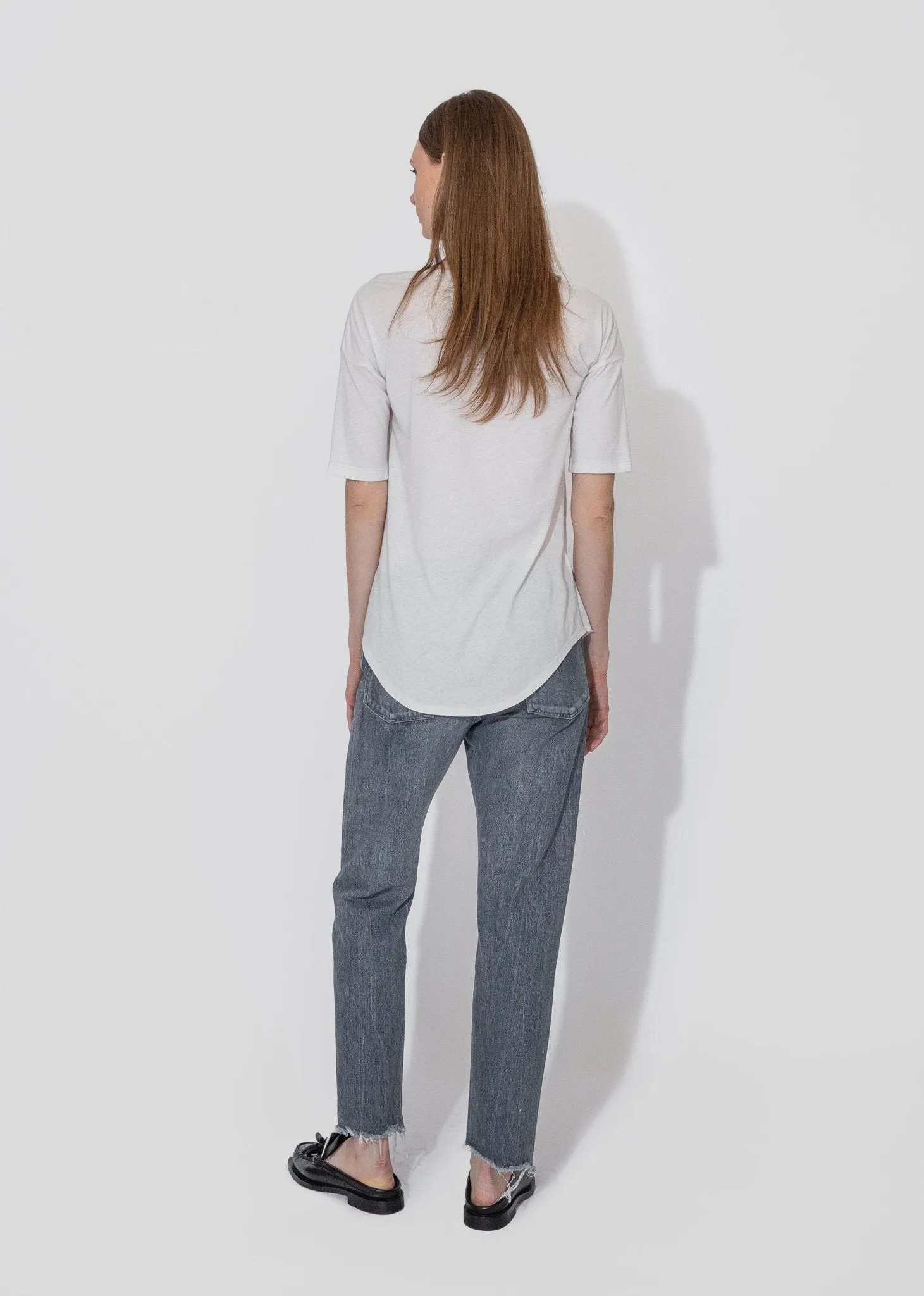 Basic Tee in Dirty White