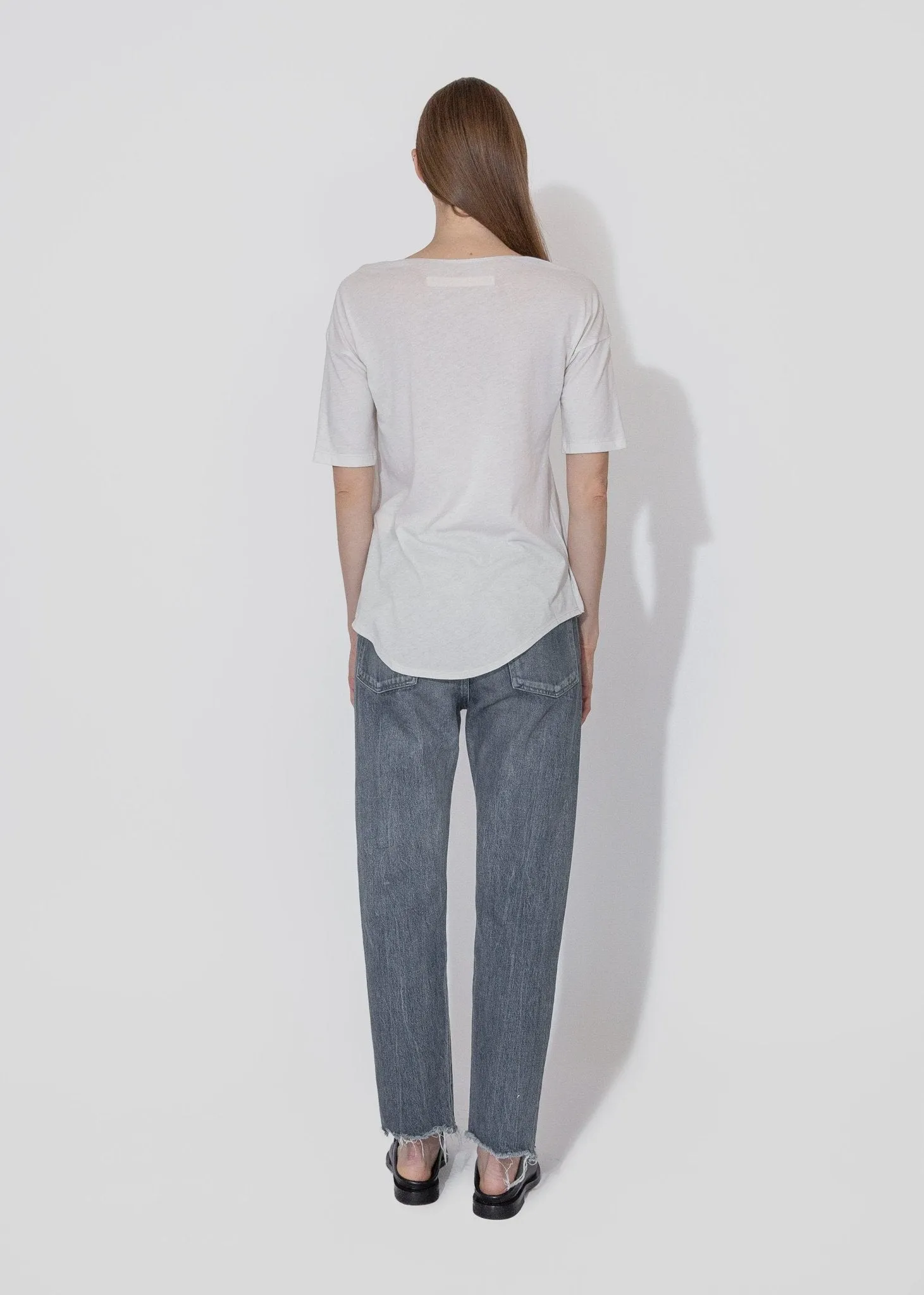 Basic Tee in Dirty White