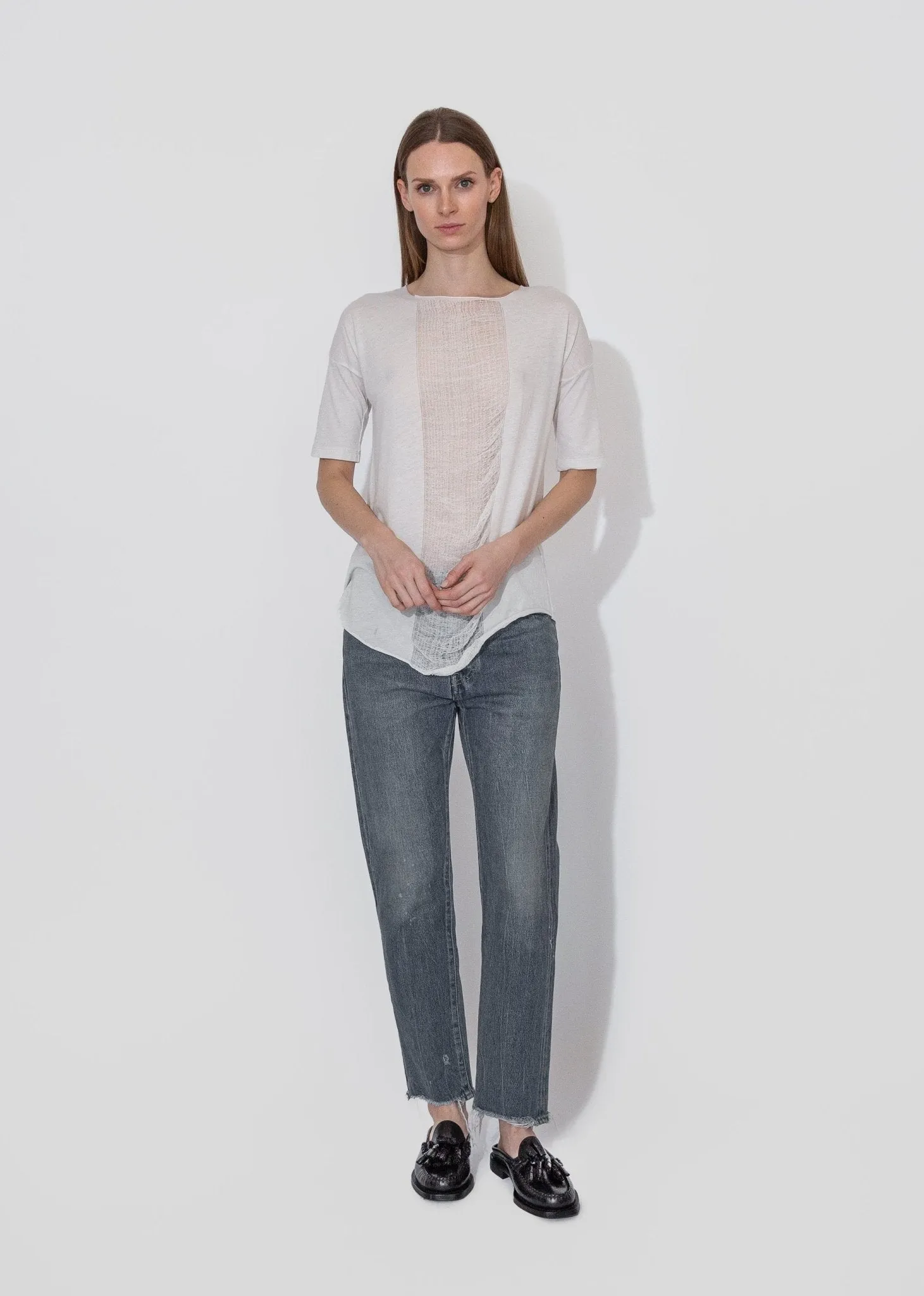 Basic Tee in Dirty White