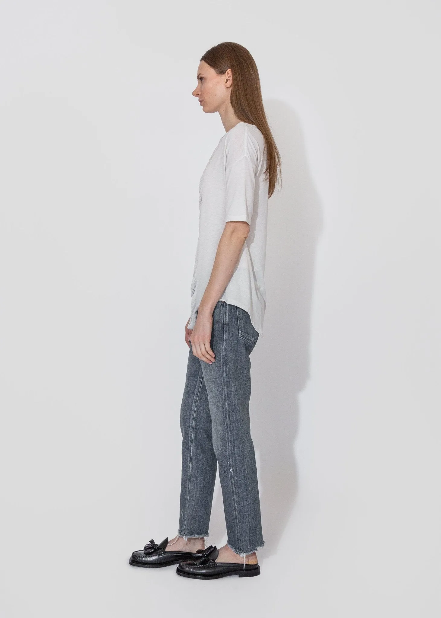 Basic Tee in Dirty White