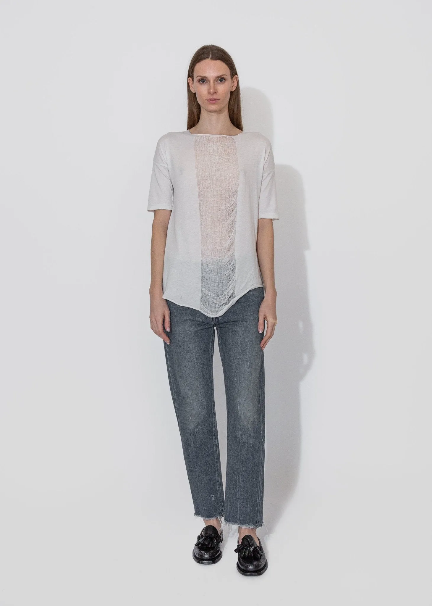 Basic Tee in Dirty White