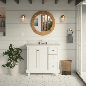 Bella 36-inch Vanity with Engineered Marble Top