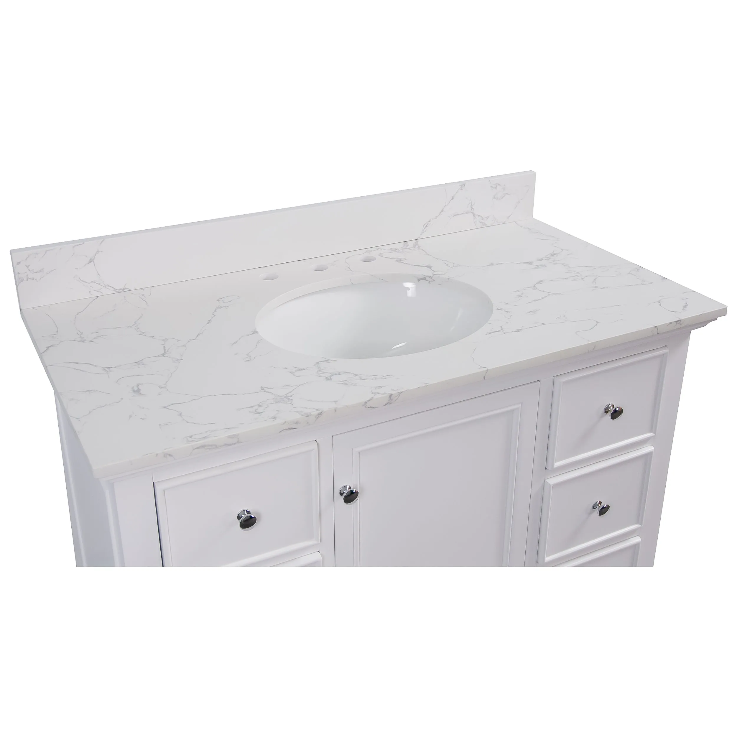 Bella 42-inch Vanity with Engineered Marble Top