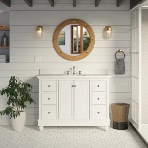 Bella 48-inch Vanity with Engineered Marble Top