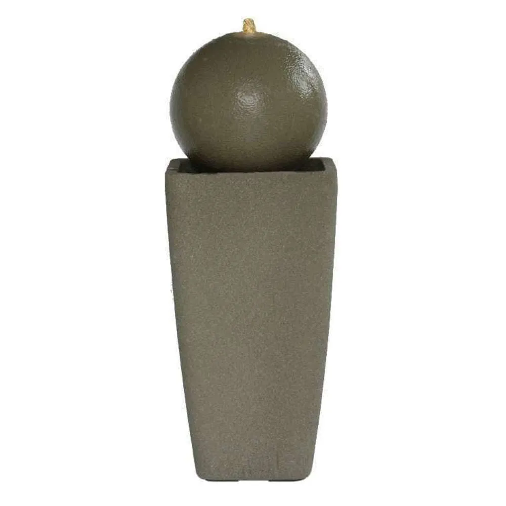 Bellan Contemporary Square Fountain Lime Sandstone 40 x 40 x 112