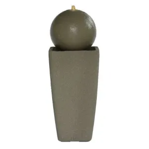 Bellan Contemporary Square Fountain Lime Sandstone 40 x 40 x 112