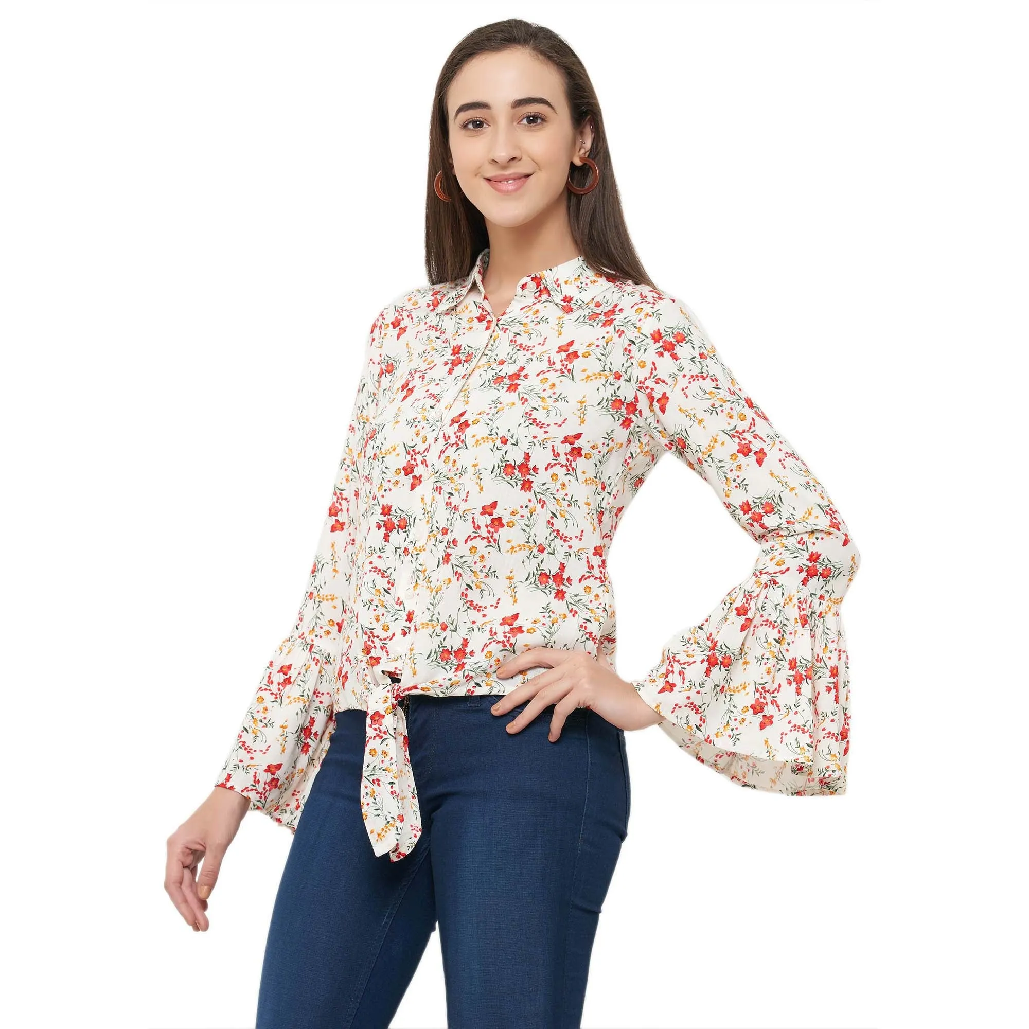 Birch Floral Printed Top