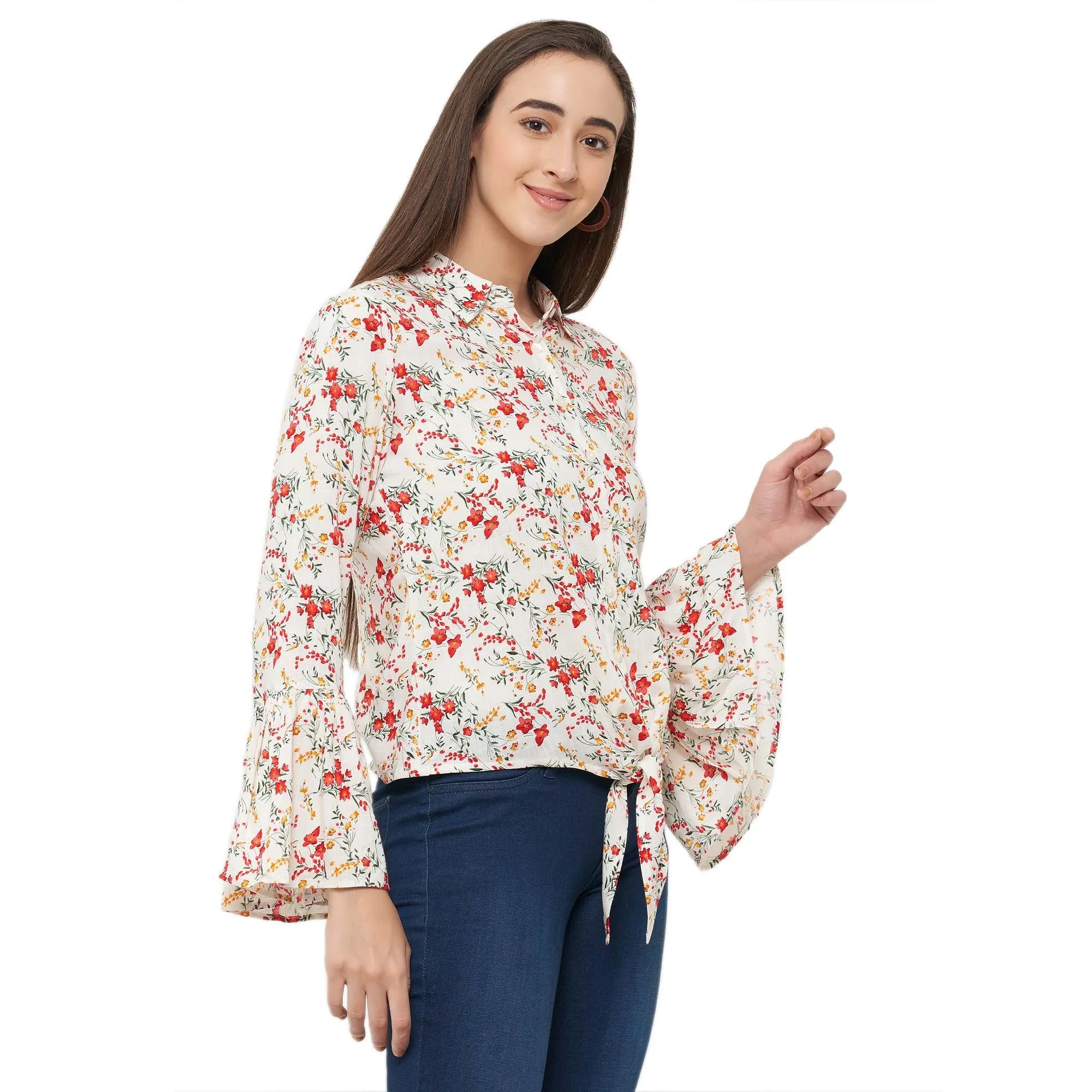 Birch Floral Printed Top