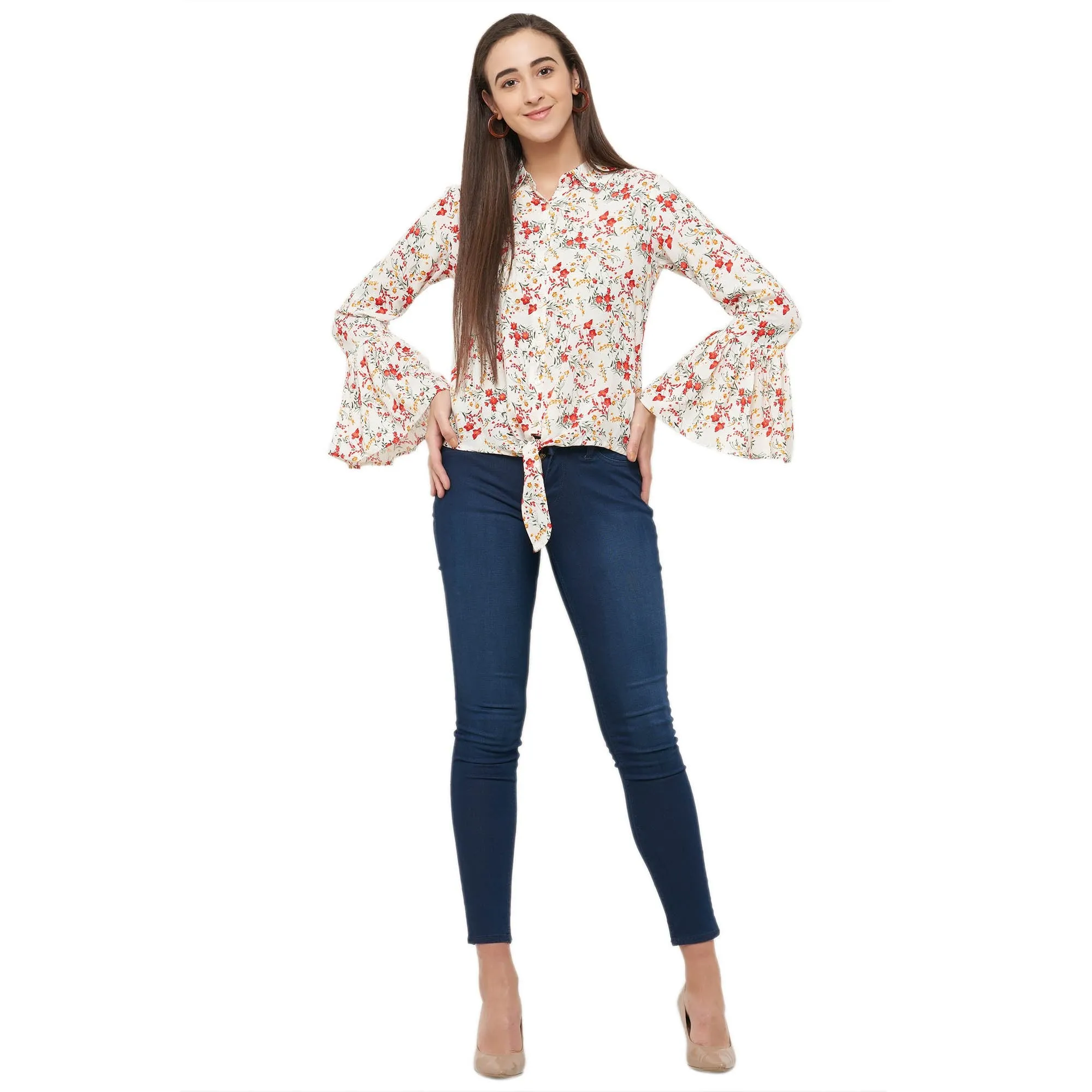 Birch Floral Printed Top