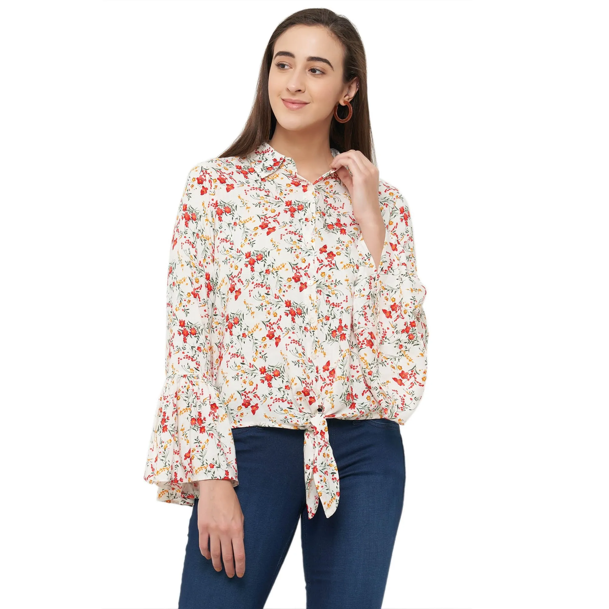 Birch Floral Printed Top