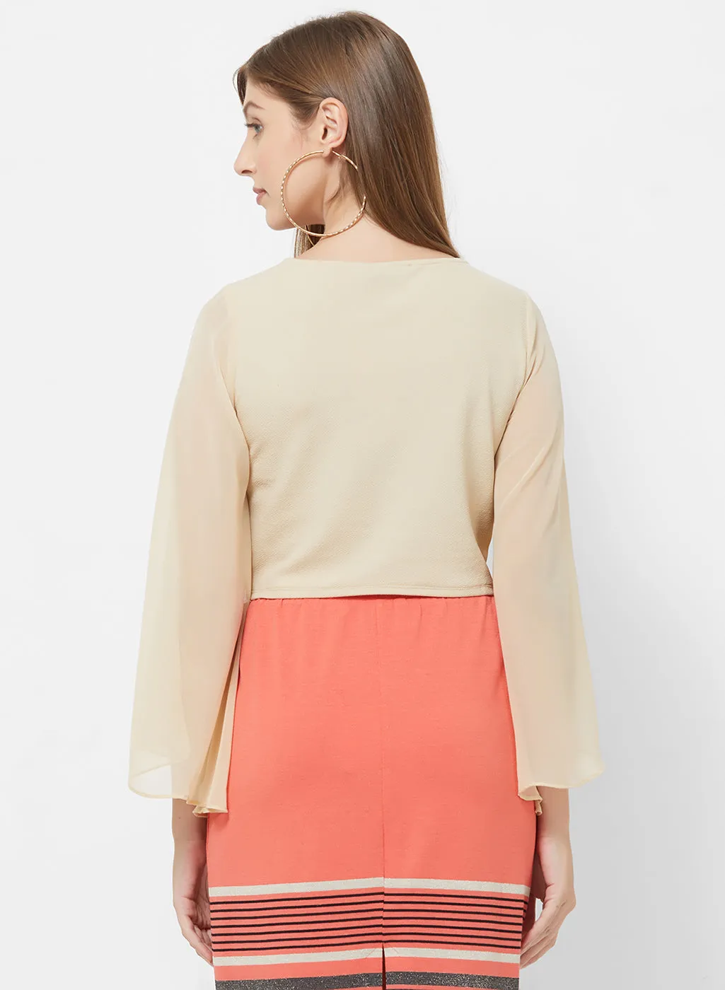 Birch Top With Beads Detailing