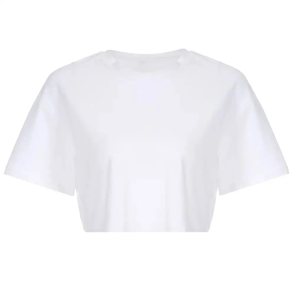 Black and White Harajuku Crop Top