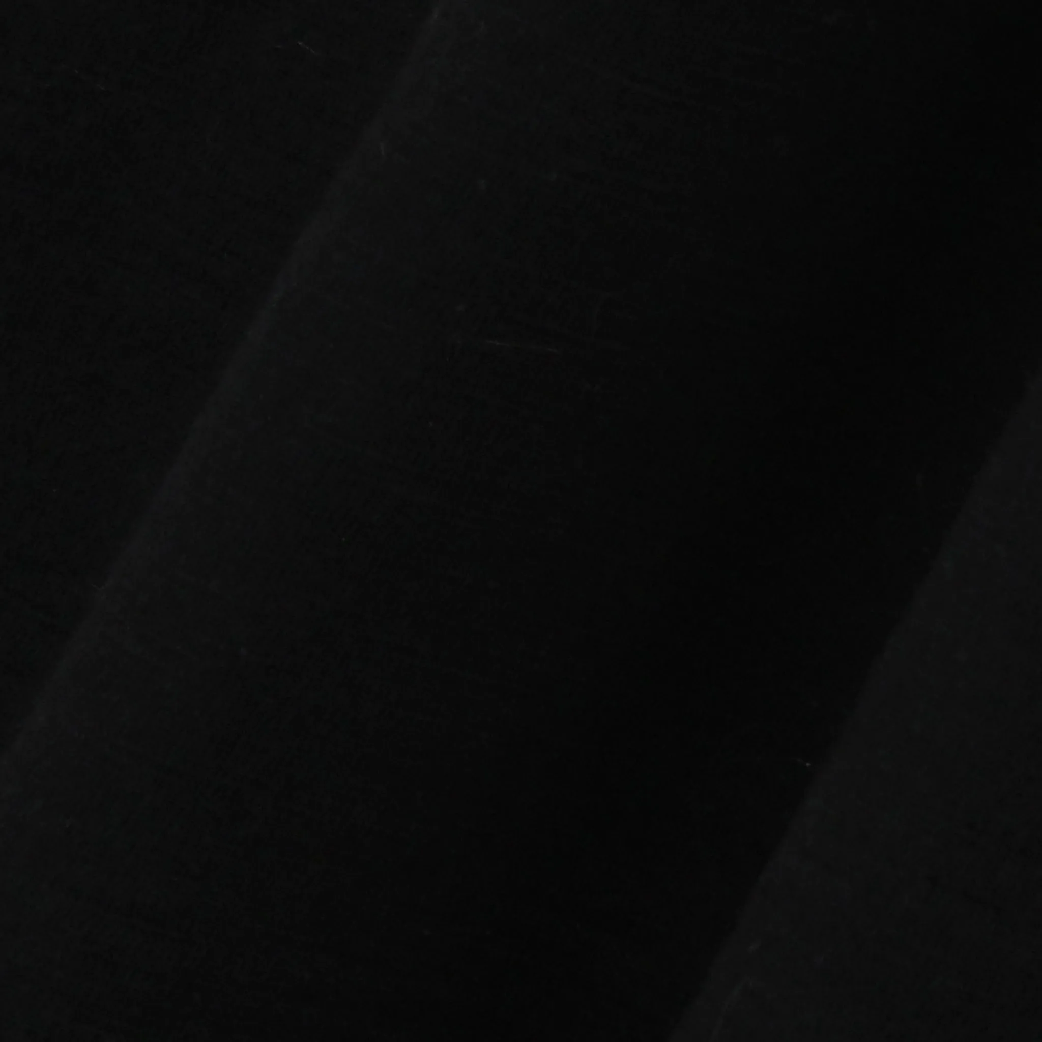 Black Cotton Slub V-Neck T-Shirt