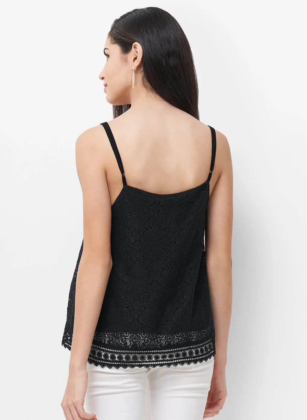 Black Lace Top