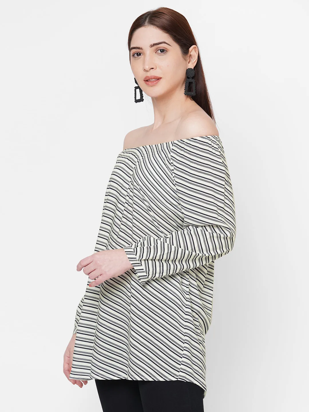 Black Off Shoulder Top