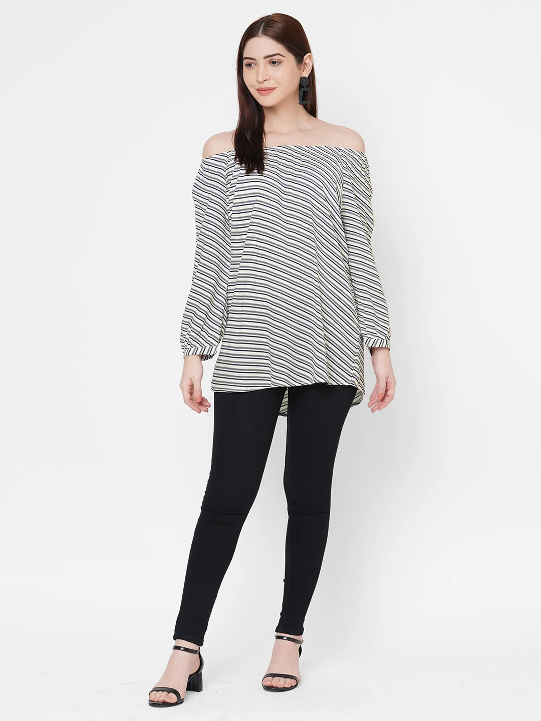 Black Off Shoulder Top