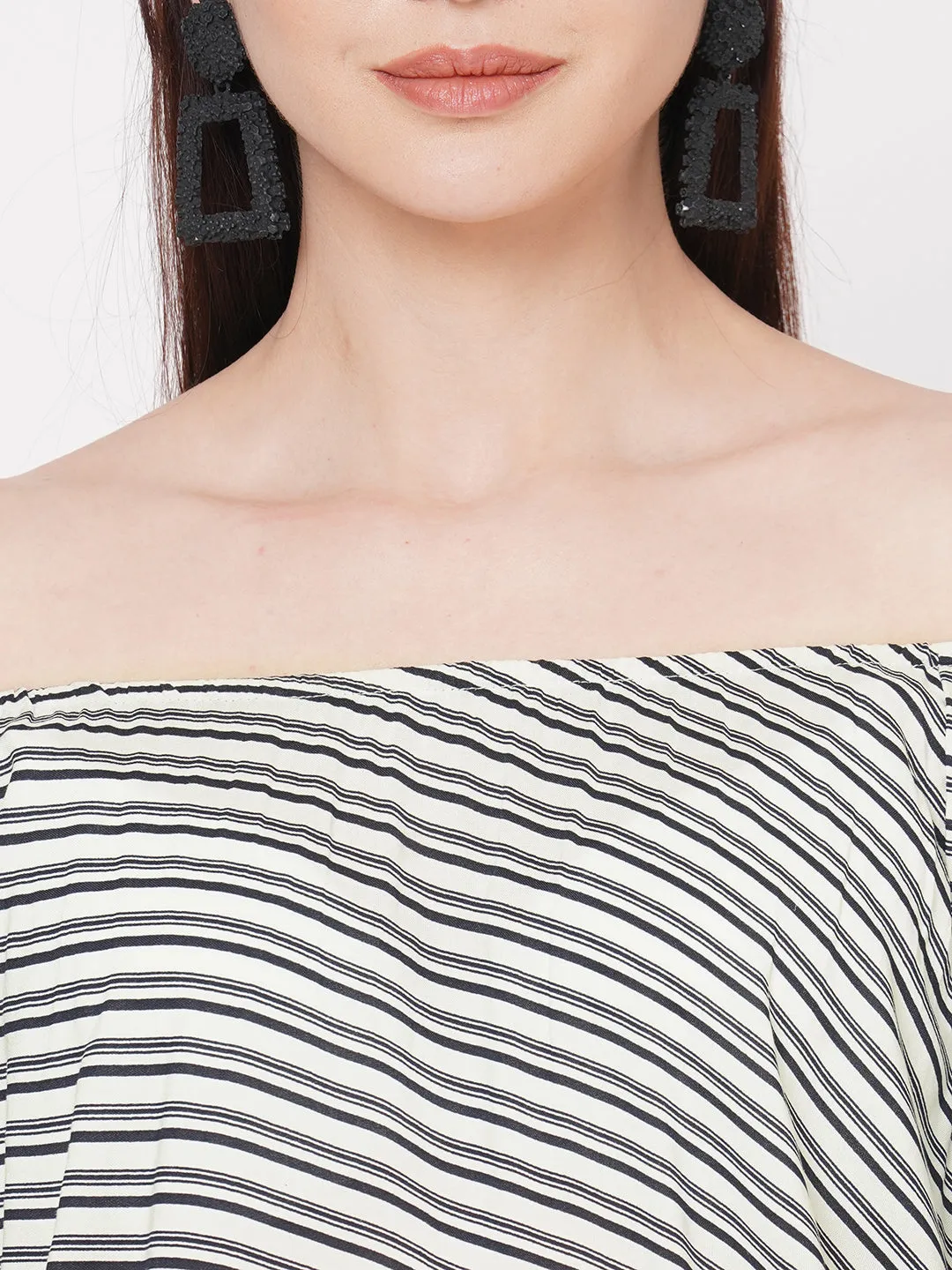 Black Off Shoulder Top