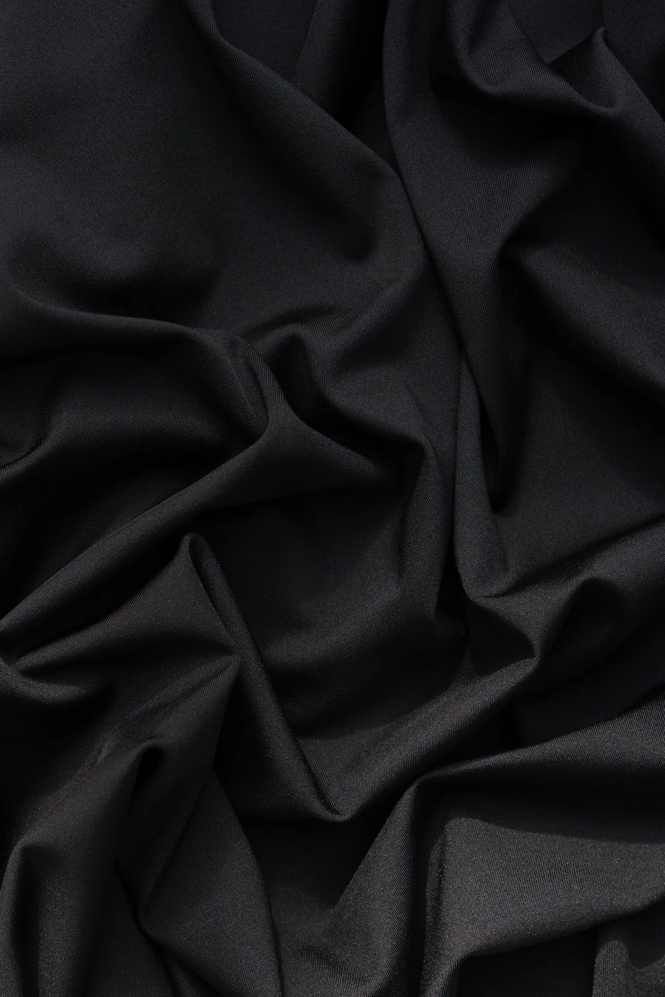 Black Short Sleeves Top (Scuba)