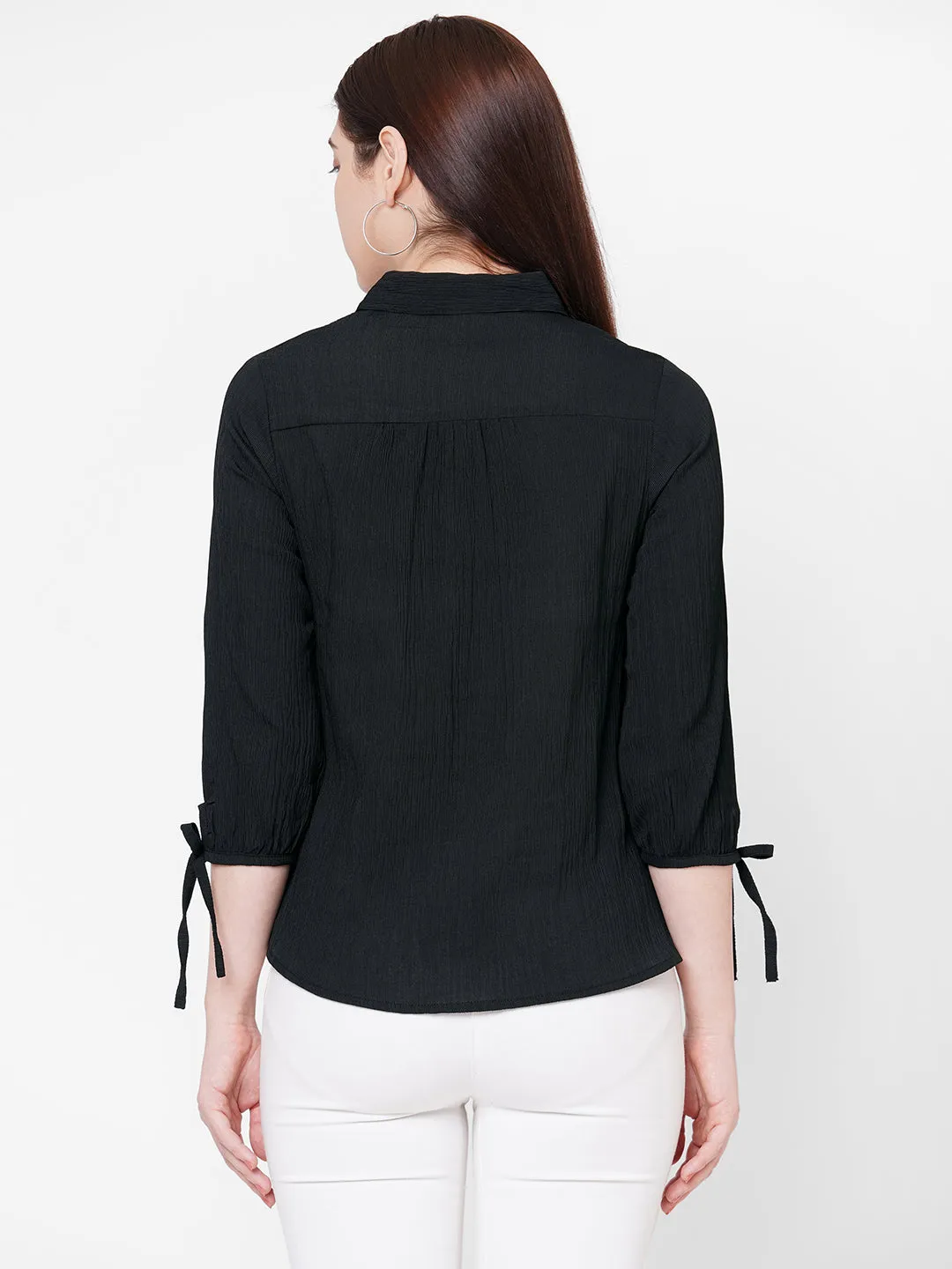 Black Solid Shirt