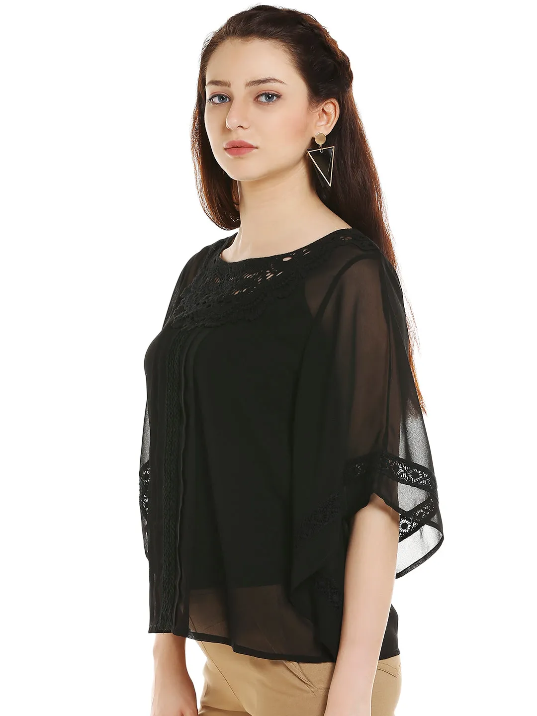 Black Solid Top