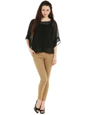 Black Solid Top