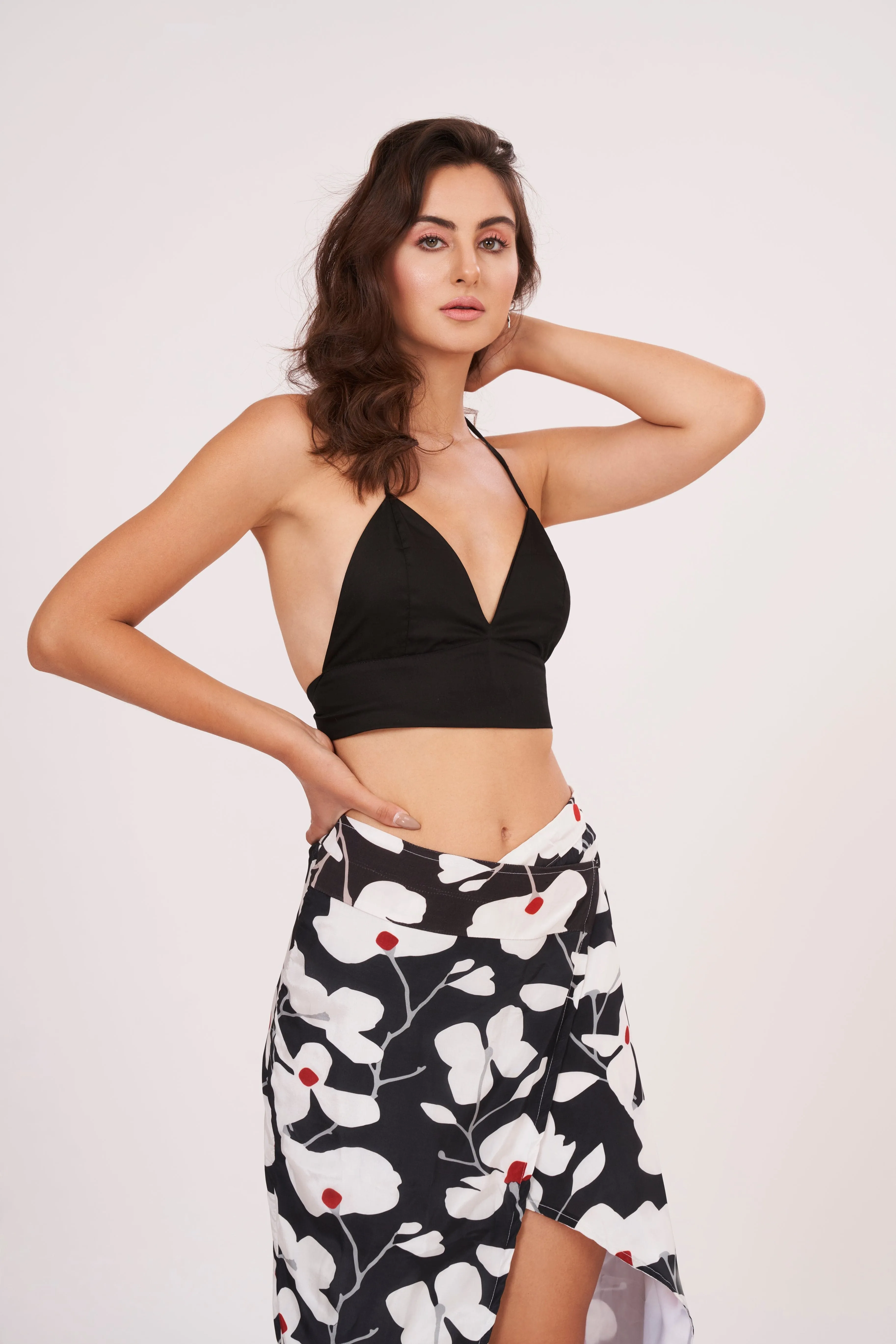 Blooming Beauty Halter Neck Top