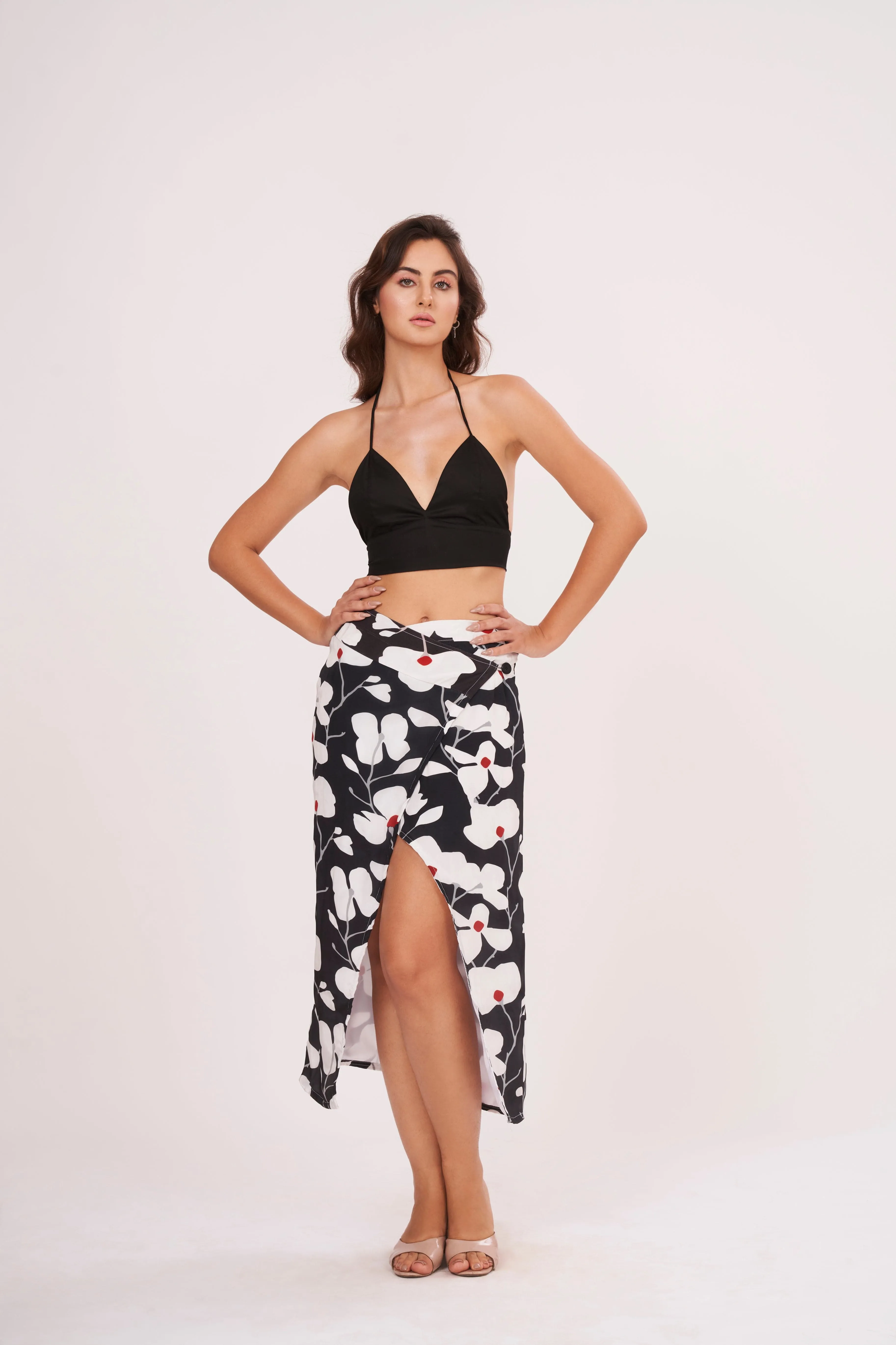 Blooming Beauty Halter Neck Top