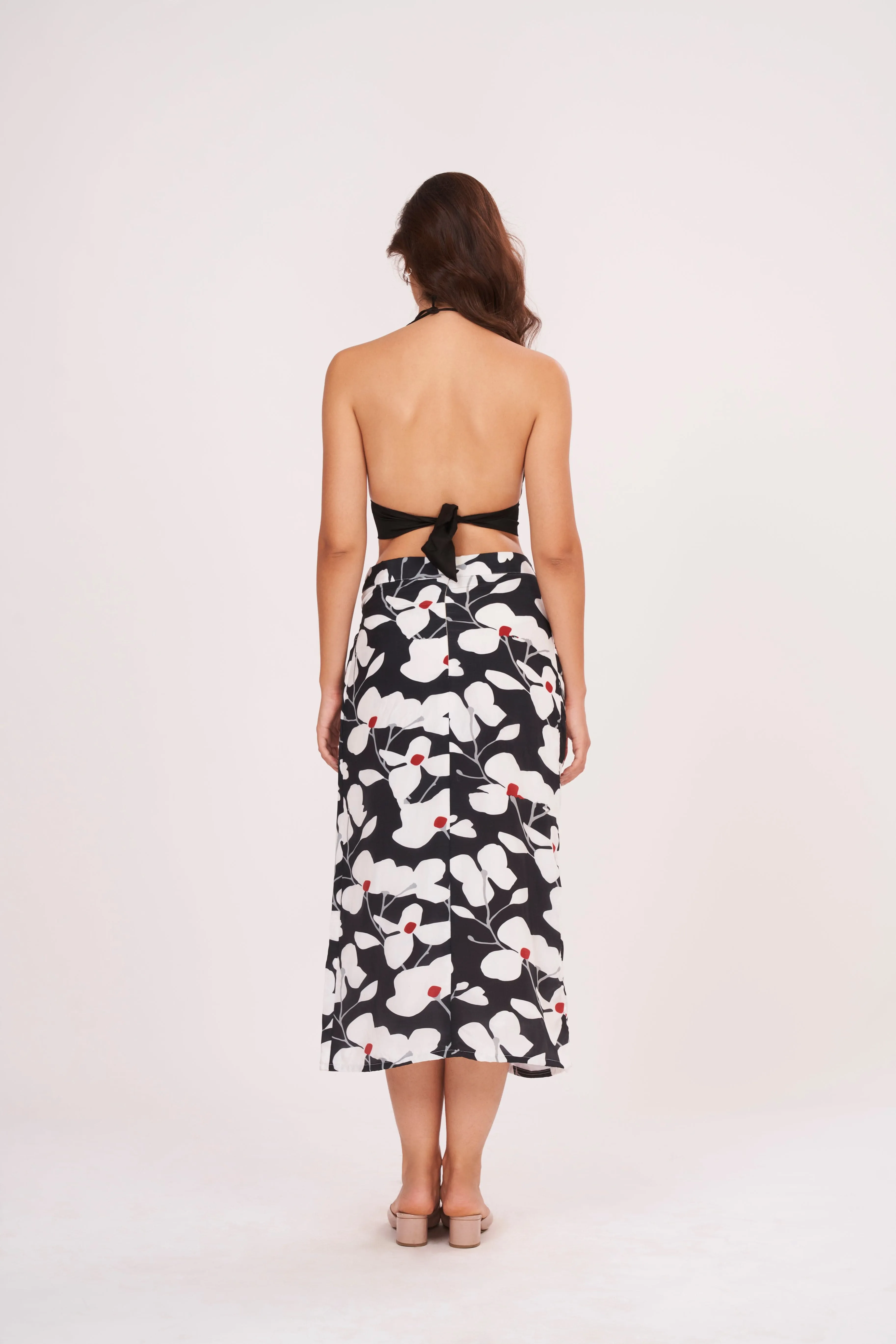 Blooming Beauty Halter Neck Top