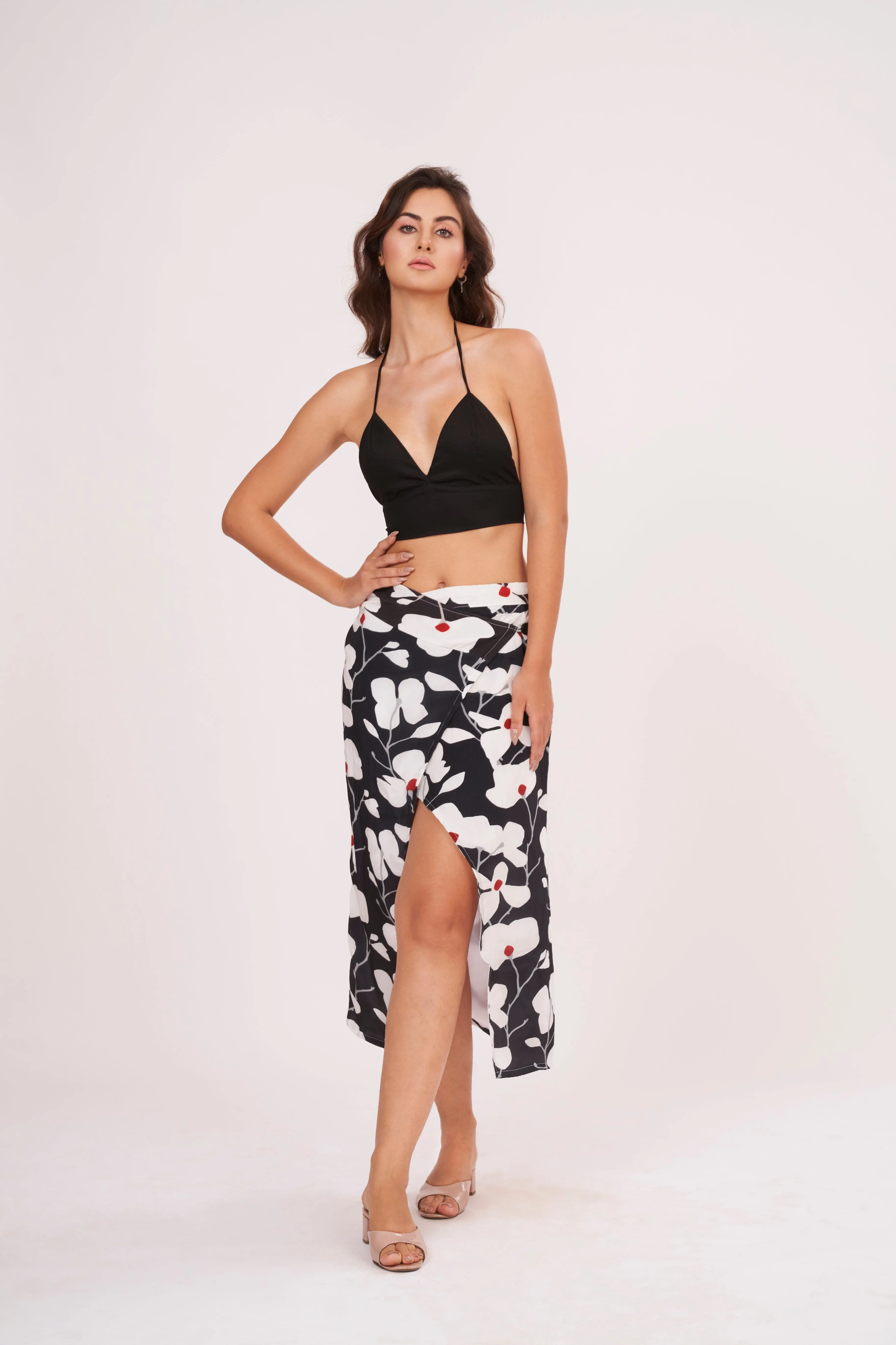 Blooming Beauty Halter Neck Top