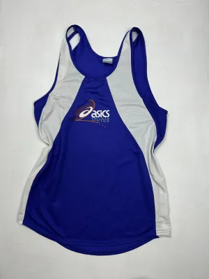 Blue logo tank  top (M/L)