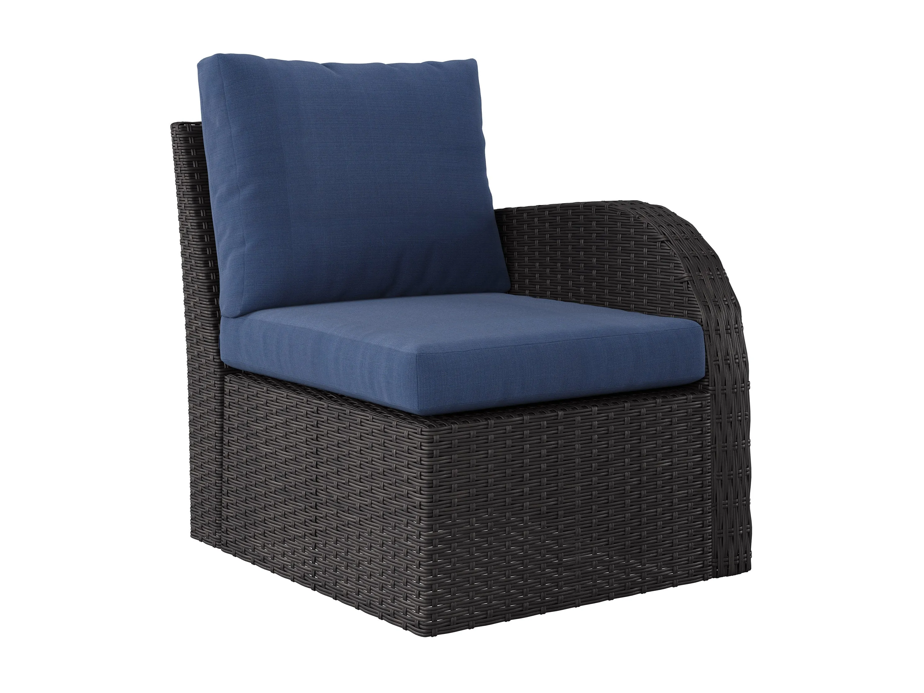 Blue Outdoor Loveseat 5pc Set