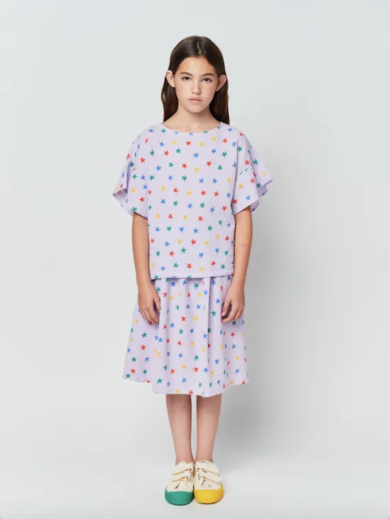Bobo Choses Multicolour Stars Woven Top
