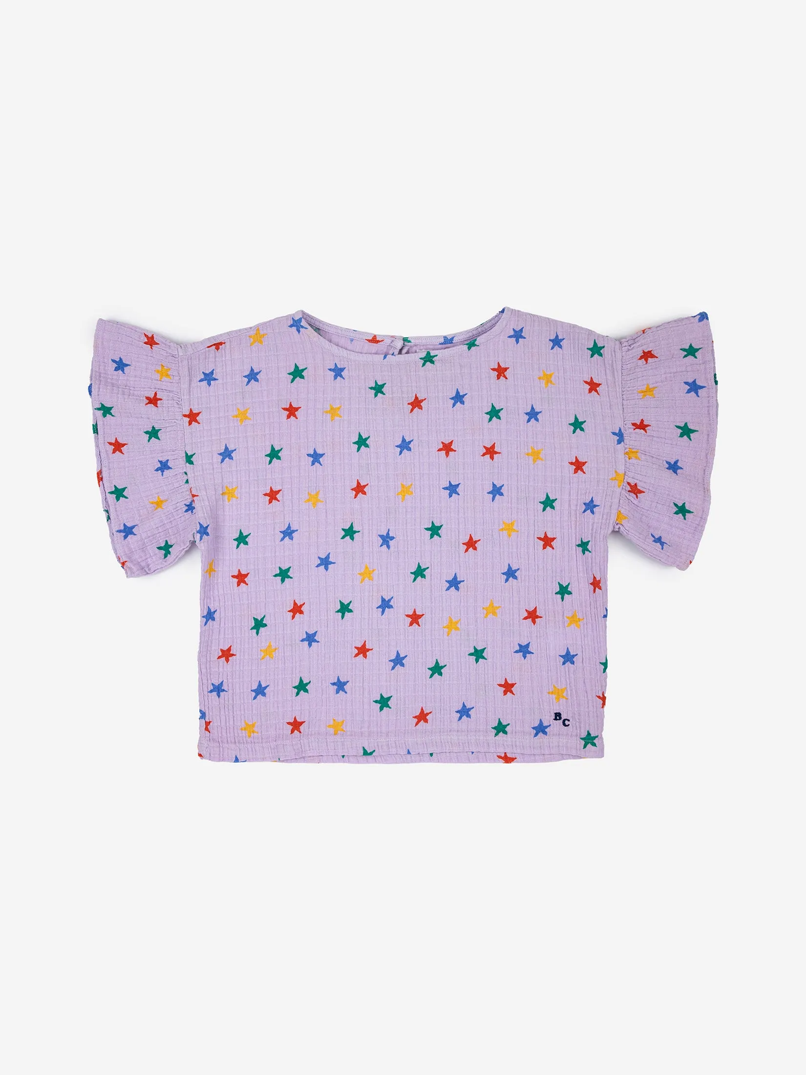 Bobo Choses Multicolour Stars Woven Top