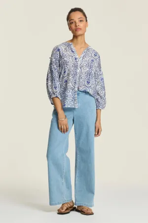 BOHEME PUFF SLEEVE SHIRT - YT25S4208