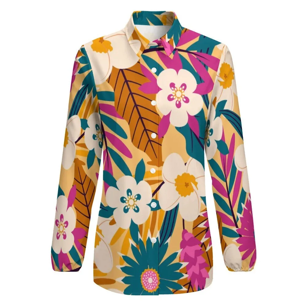 Boho Top Women, Boho Blouse, 70s Style Top, 70s Clothing Women, Pink Teal Top, Floral Blouse, Floral Top, Semi Sheer Top, Vintage style top