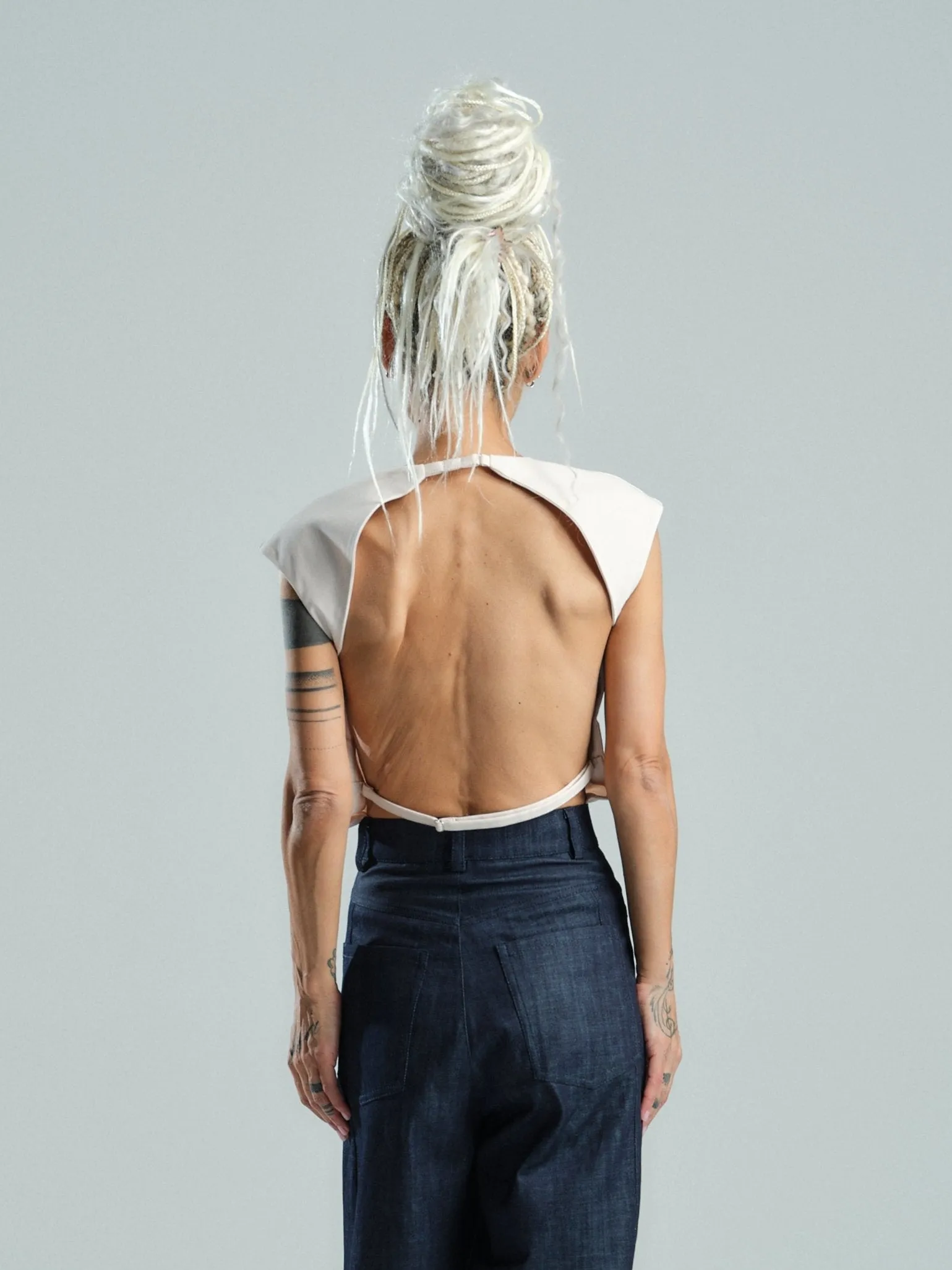 Boxy Open-Back Top