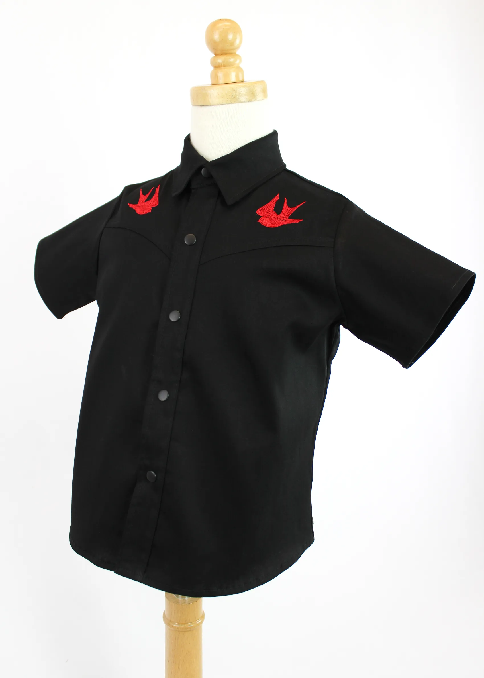Boy's Rockabilly Sparrow Western Top