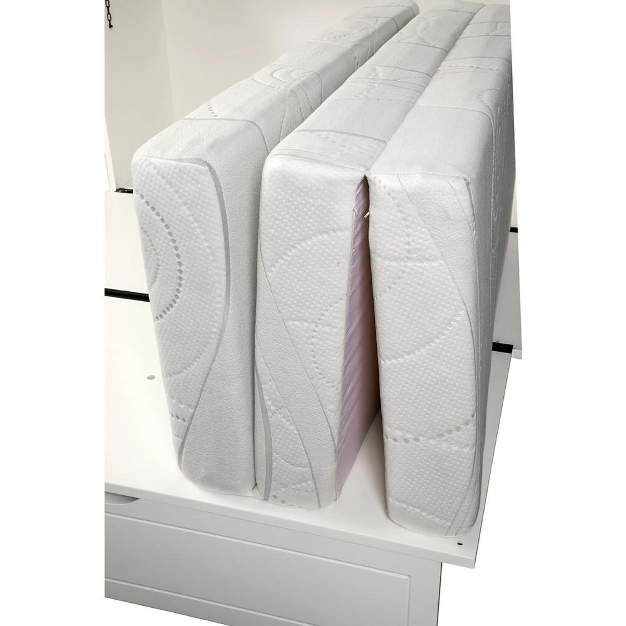 Brussels Murphy Cabinet Bed in White