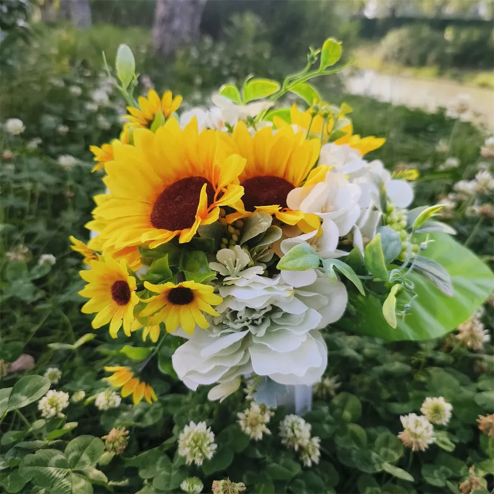 Bulk Cemetery Mixed Flowers in Vase Artificial Flowers for Graves and Memorials Arrangements Wholesale