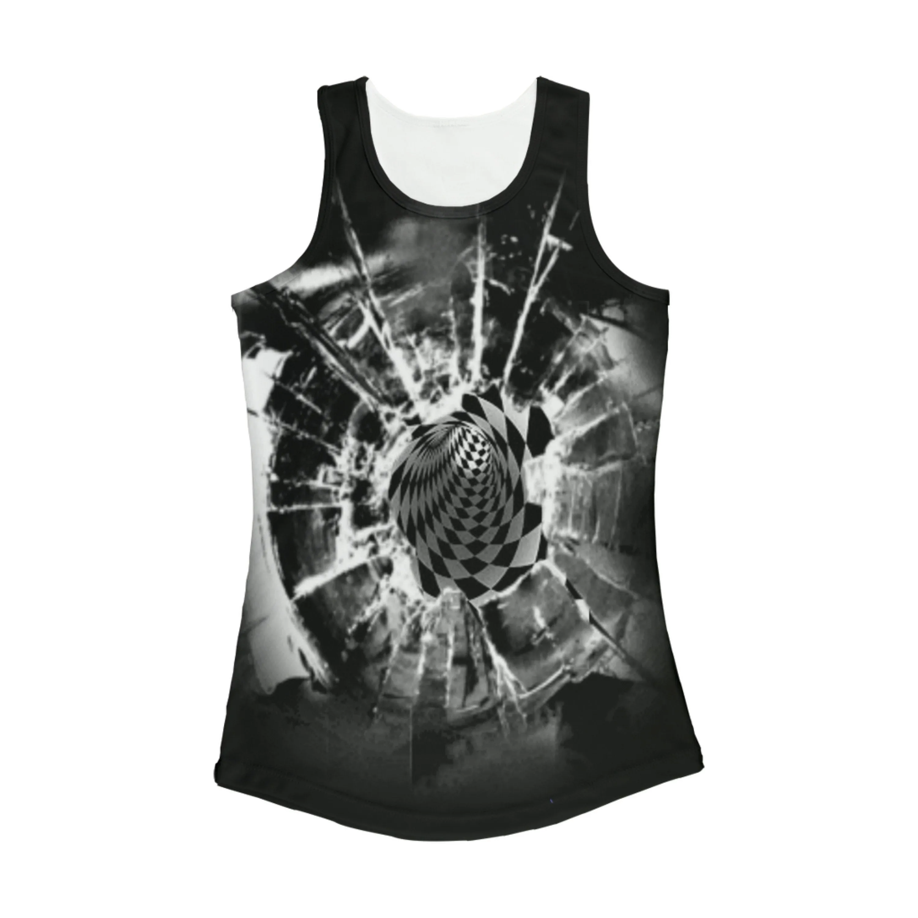 Bullet hole Vortex Tank top, Women, 3D Printed,Christmas,Thanksgiving/Birthday/Graduation gift
