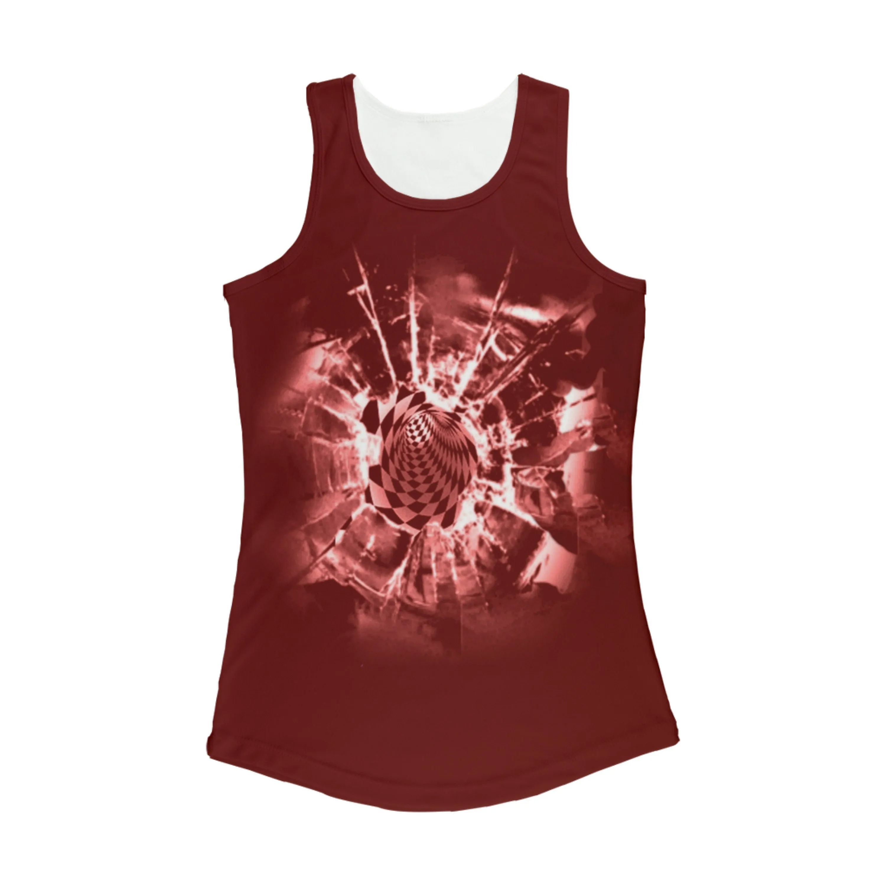 Bullet hole Vortex Tank top, Women, 3D Printed,Christmas,Thanksgiving/Birthday/Graduation gift