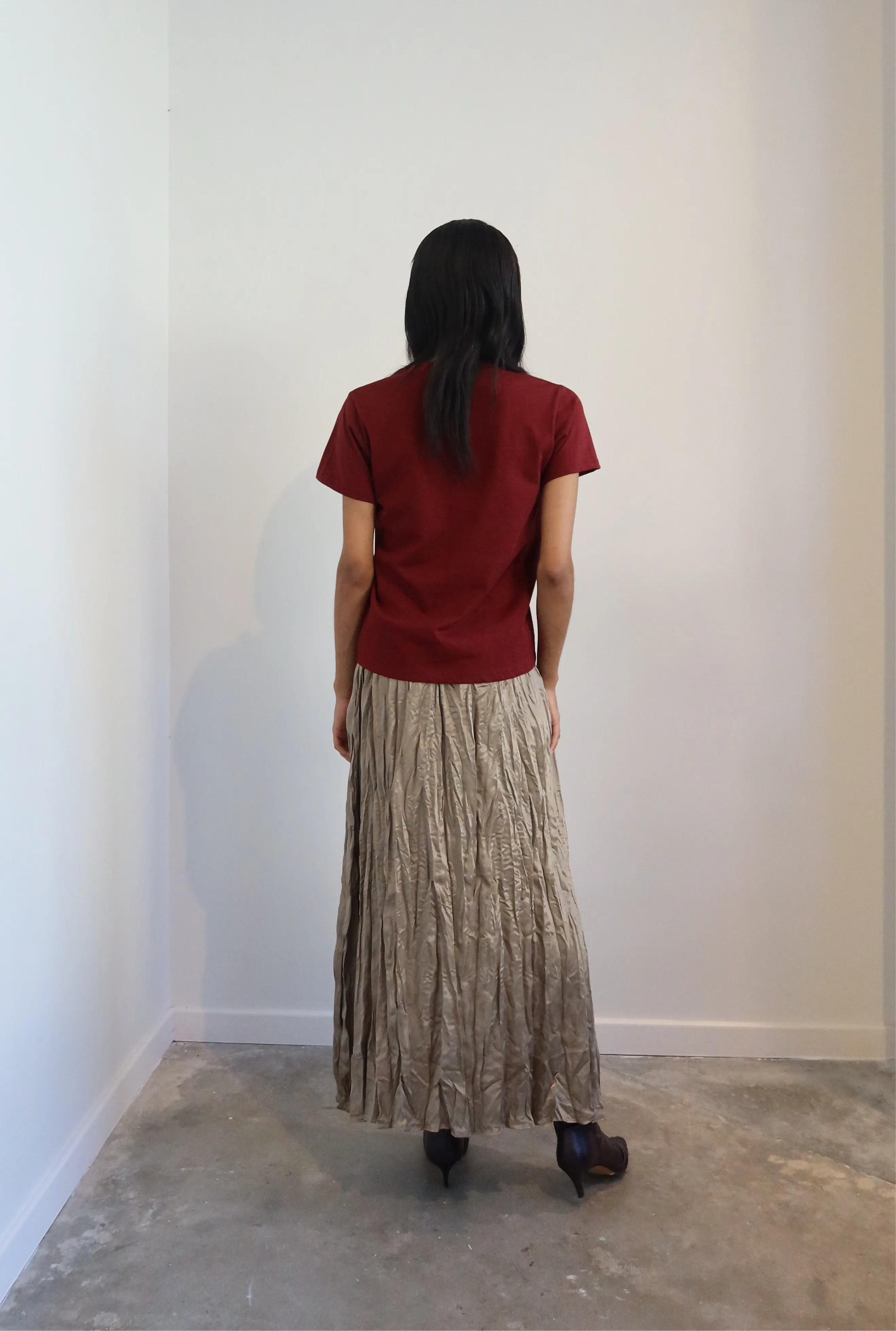 Burgundy Naturalist Graphic Top