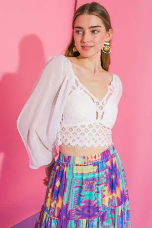 Cambrie Woven Top