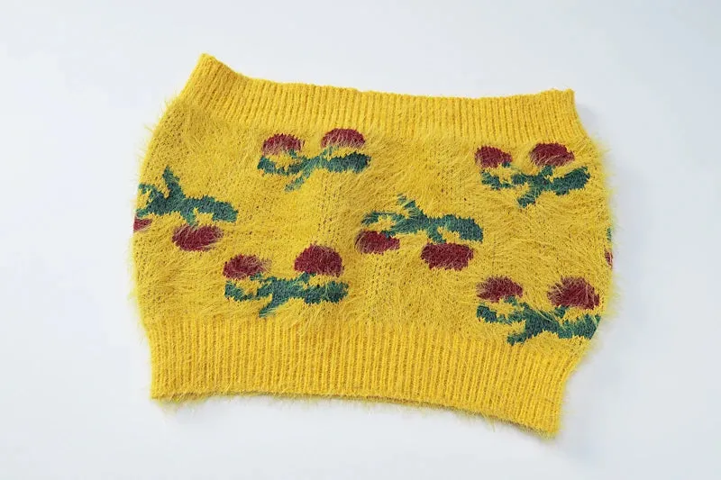 Can't Hear My Thoughts Bandeau Crop Top