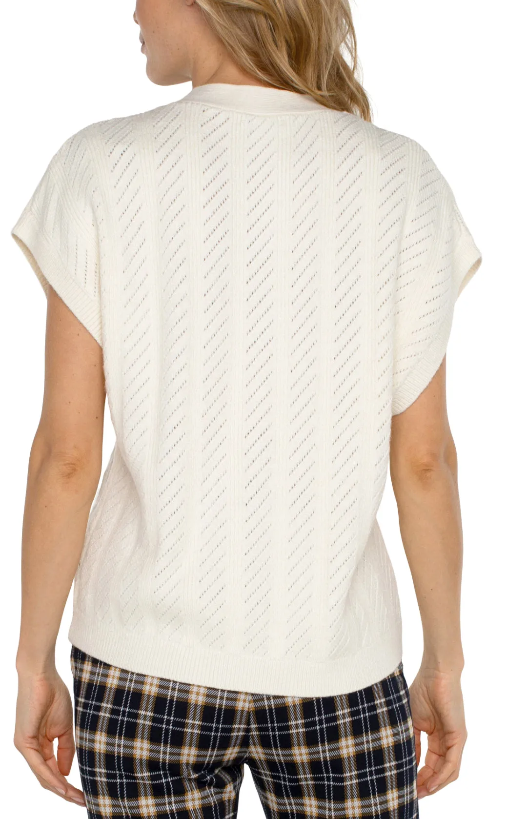Cardi Button Front Top