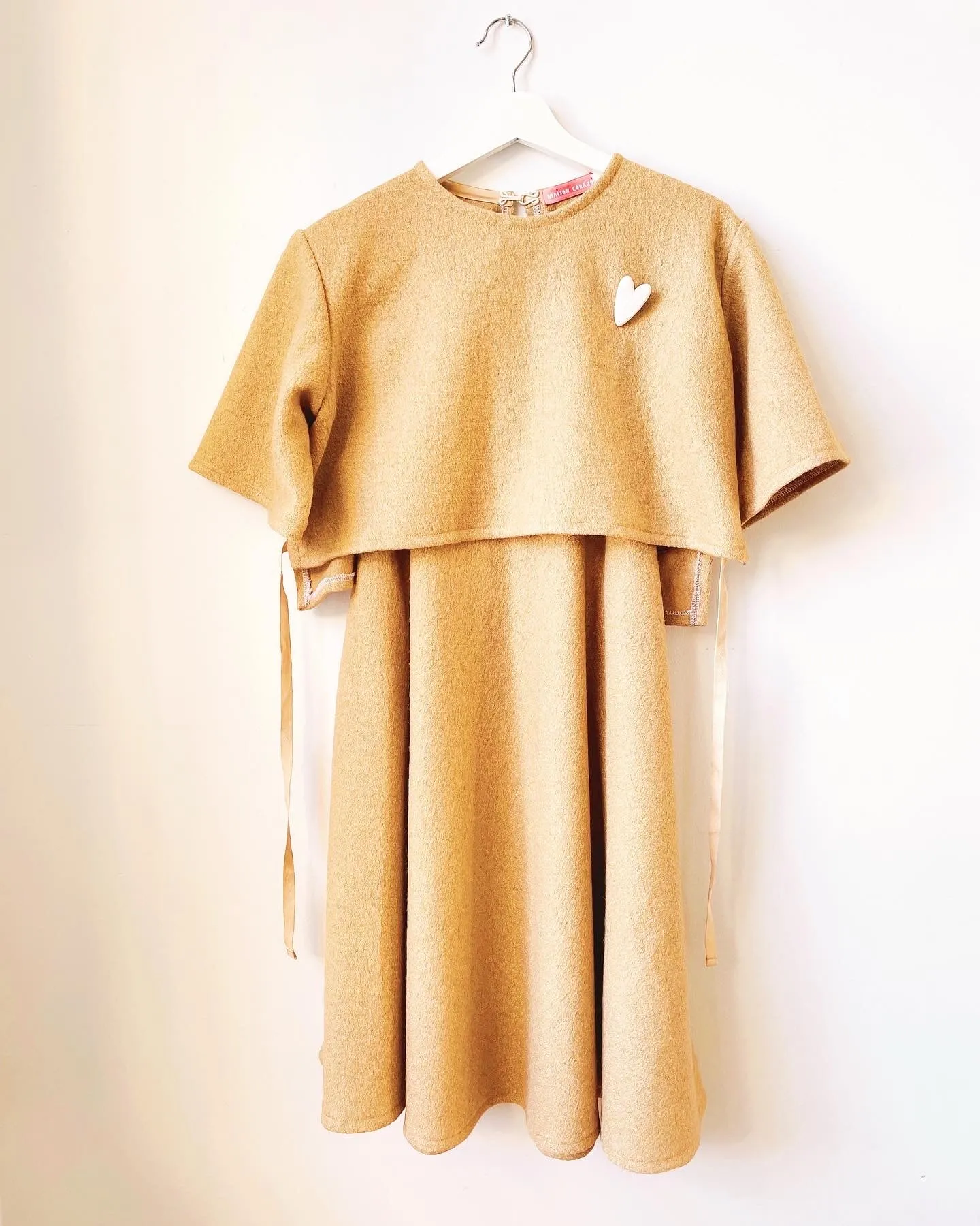 Carine Crop Top in Boucle Wool - MADE TO ORDER