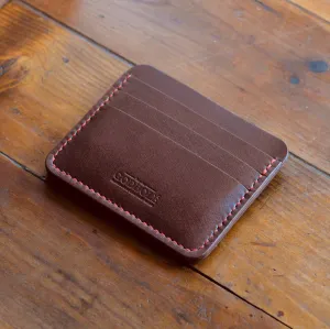Cash   Card Sleeve - Mahogany