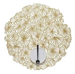 Chilewich Pressed Daisy Round Placemat – Gilded