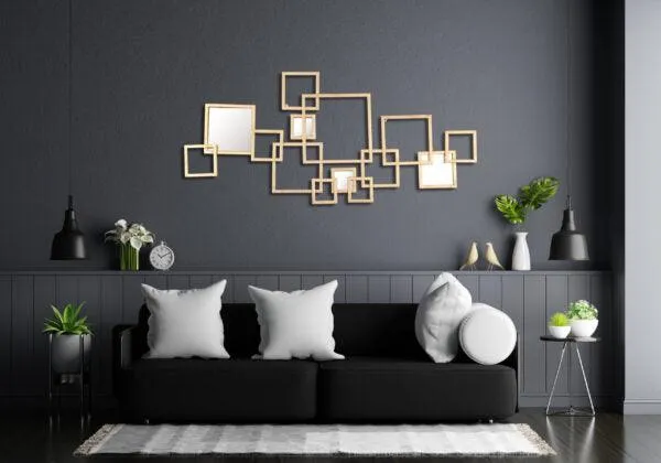 Clear Diamond Wall Mirror
