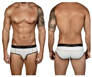 Clever 5317 Sweetness Piping Briefs Color White